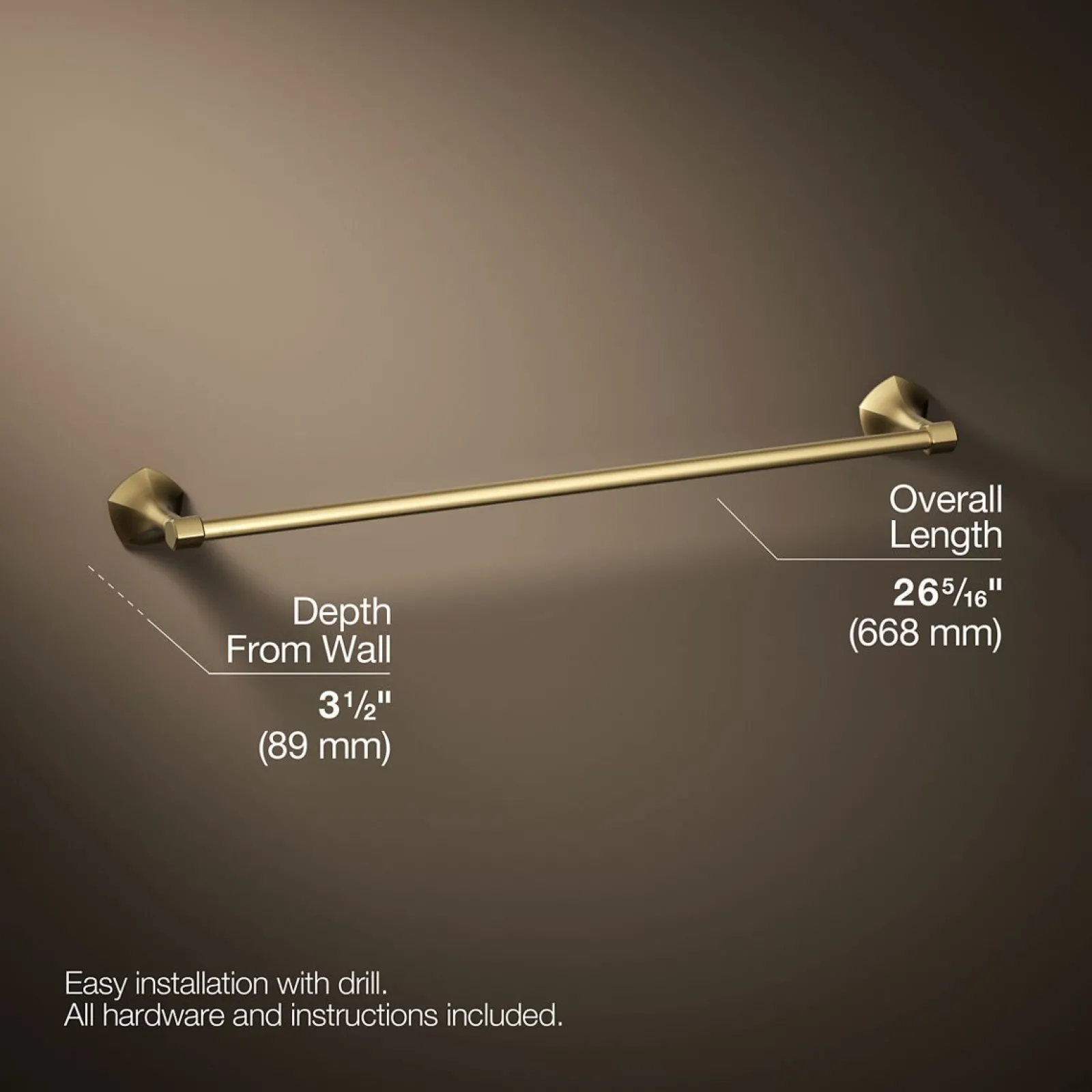 24" towel bar^Kohler New