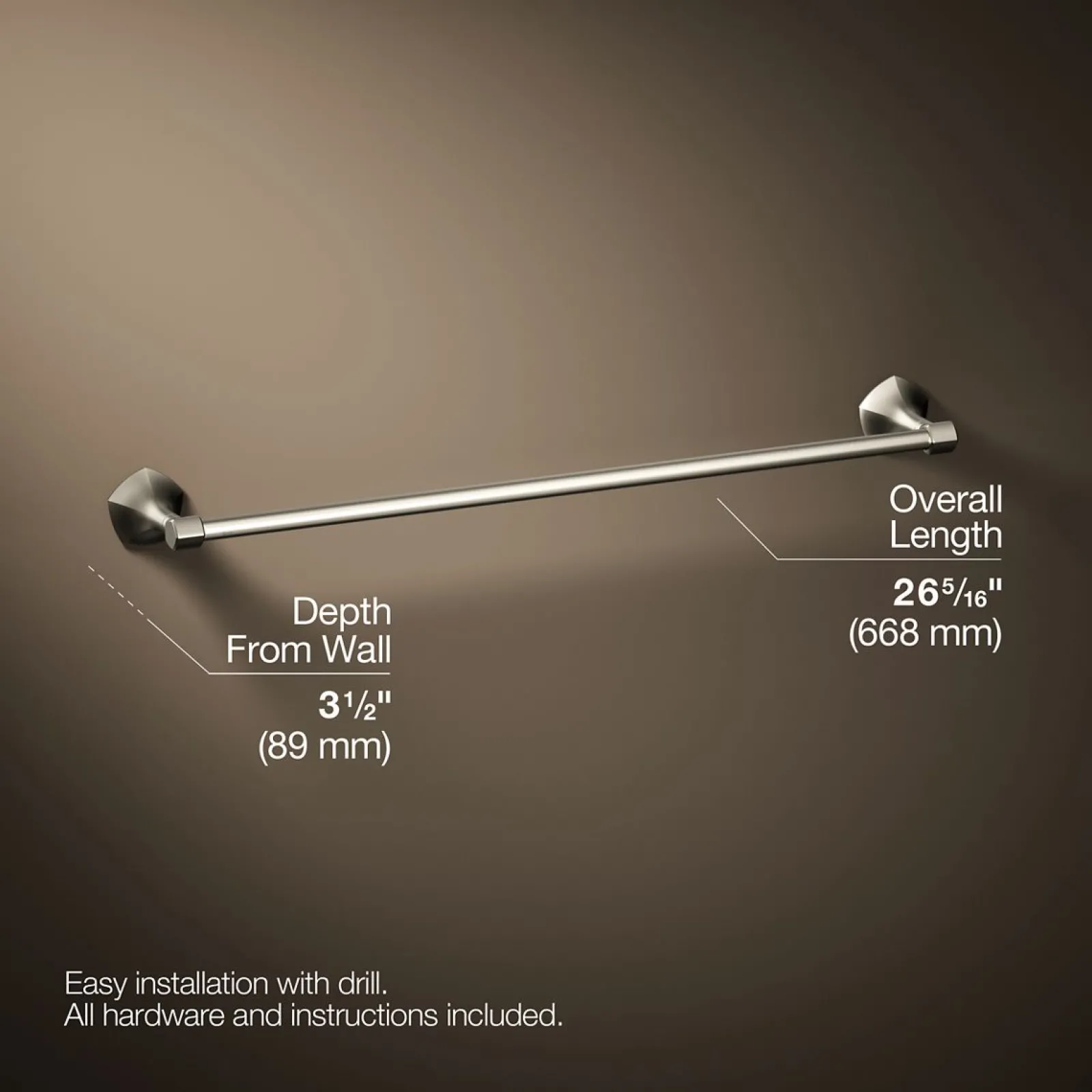 24" towel bar^Kohler New