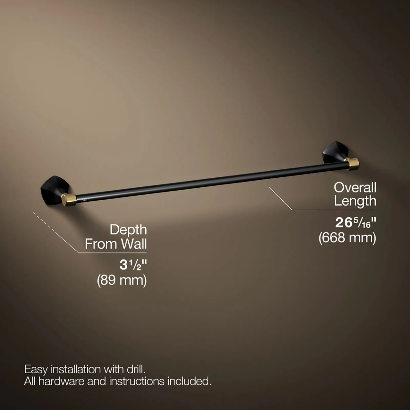 24" towel bar^Kohler New