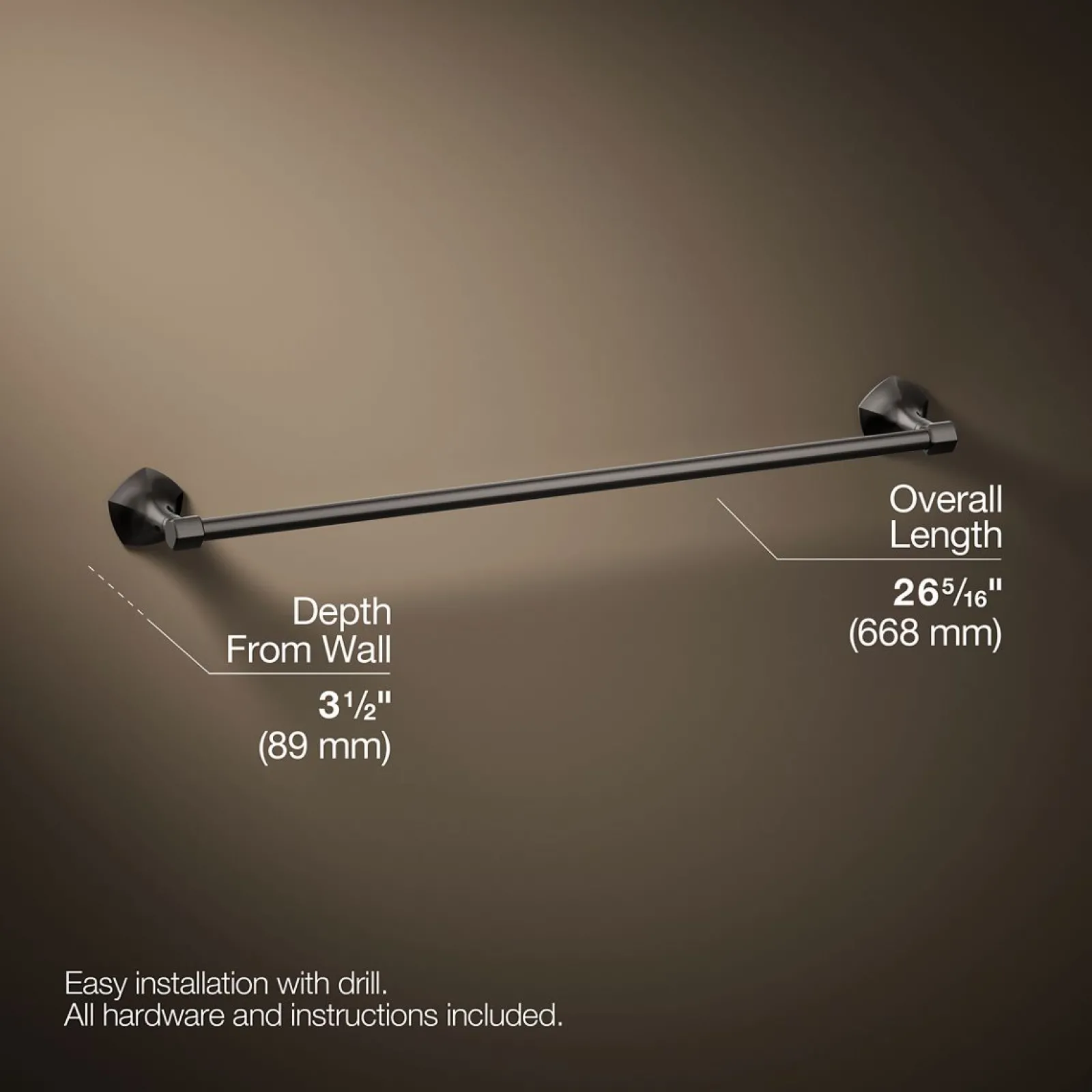 24" towel bar^Kohler New