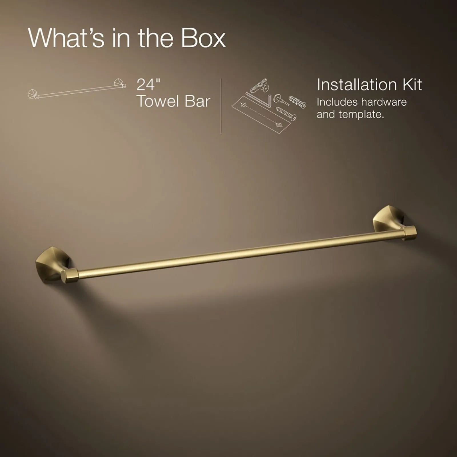 24" towel bar^Kohler New
