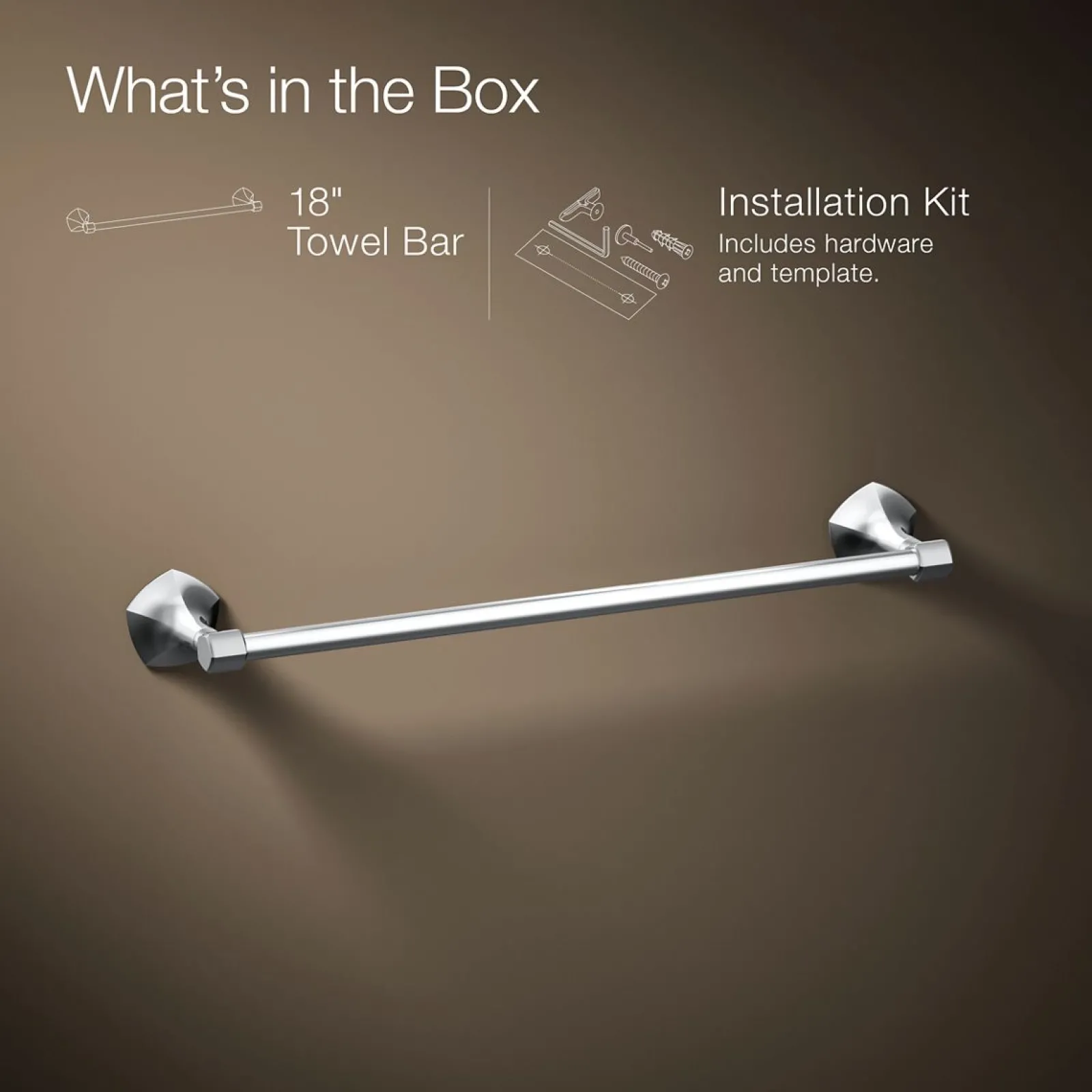 18" towel bar^Kohler Online