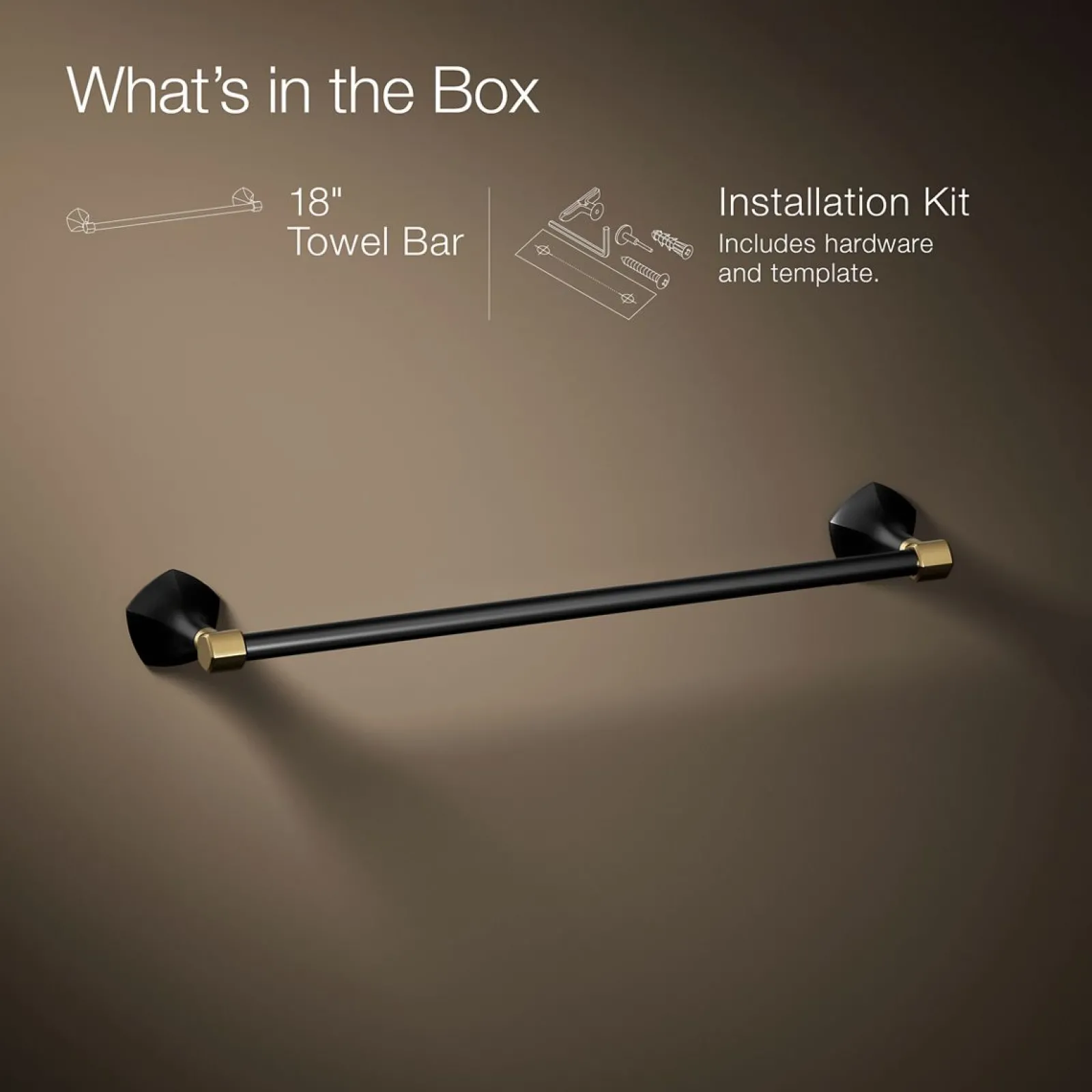 18" towel bar^Kohler Online