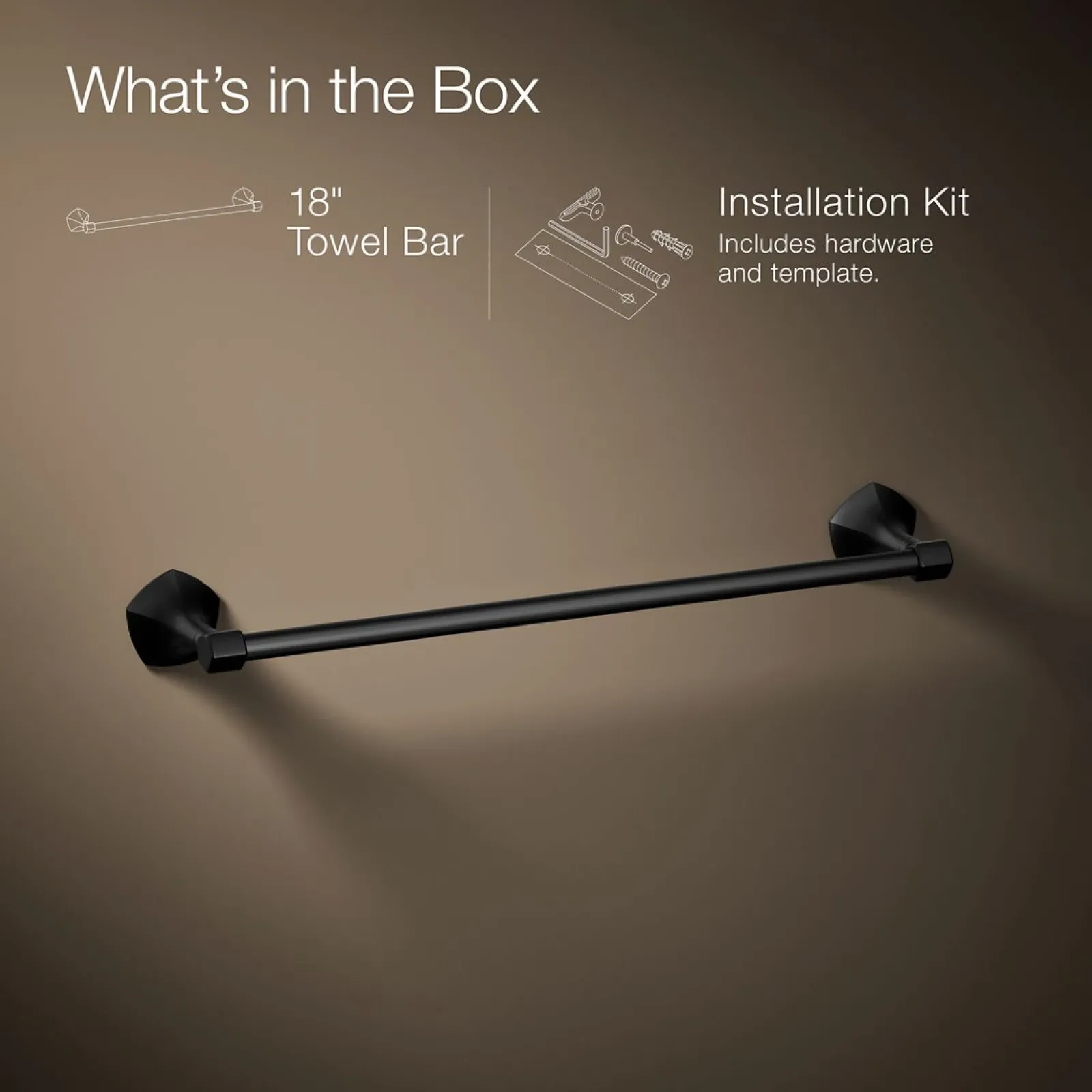 18" towel bar^Kohler Online