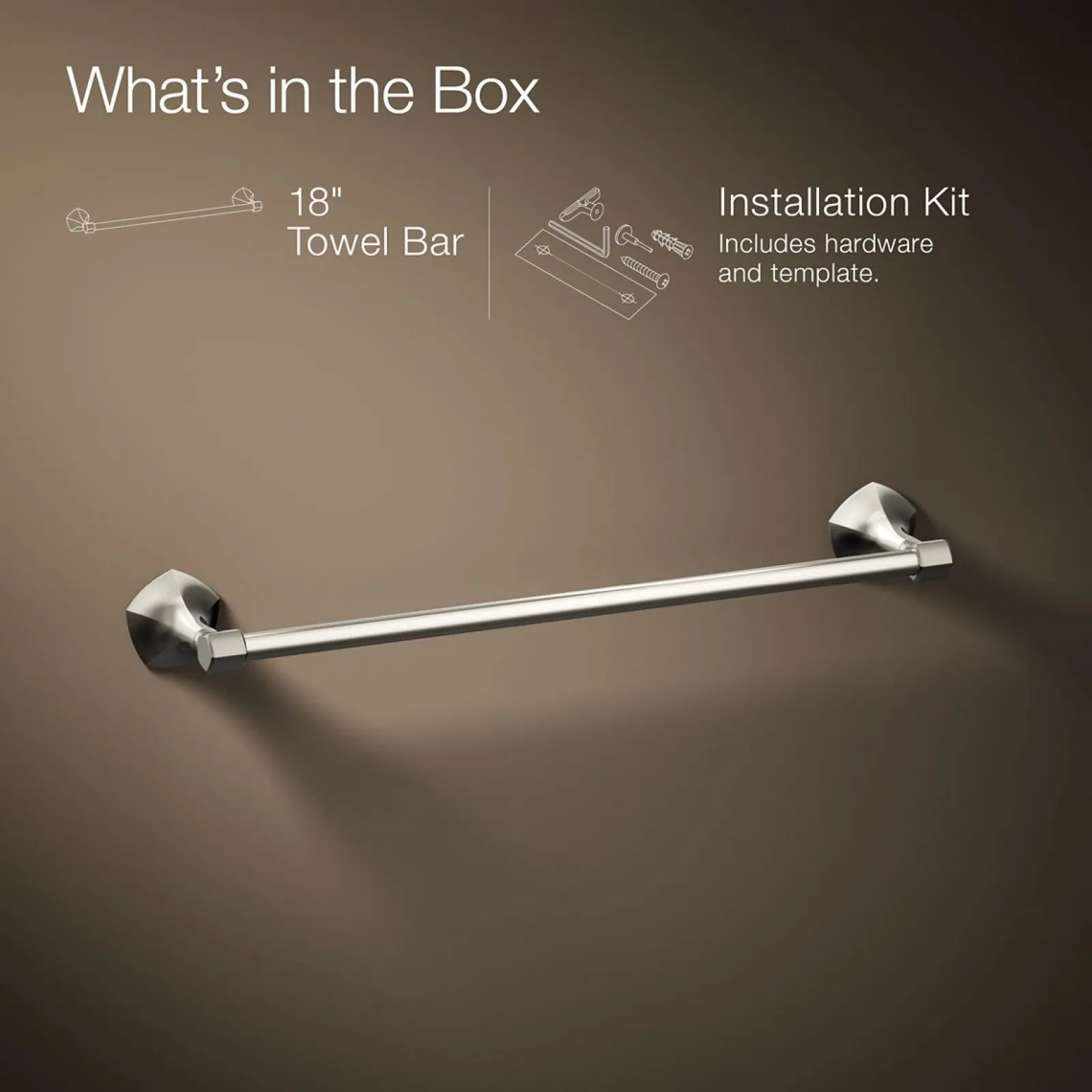 18" towel bar^Kohler Online