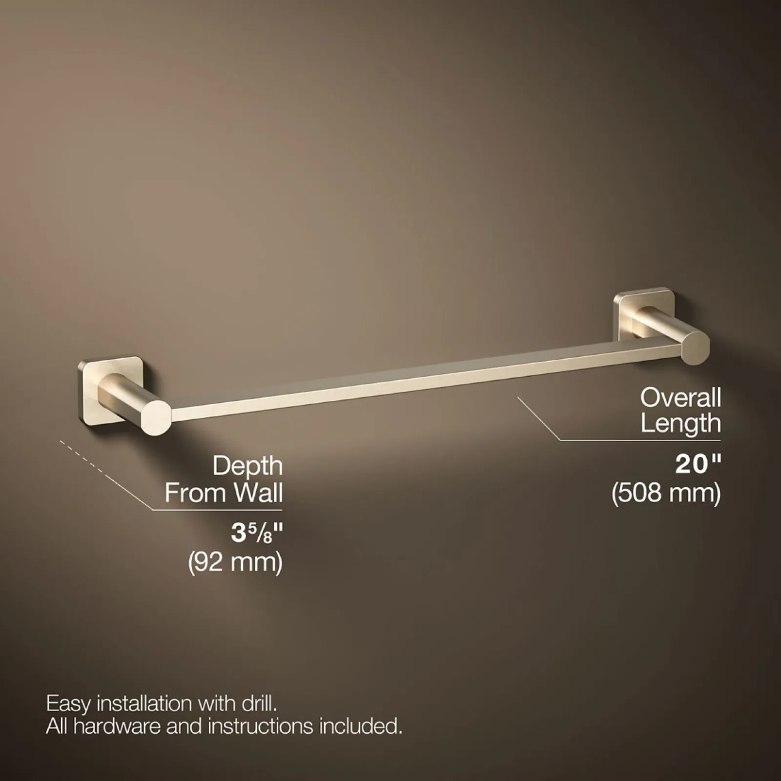 18" towel bar^Kohler Outlet