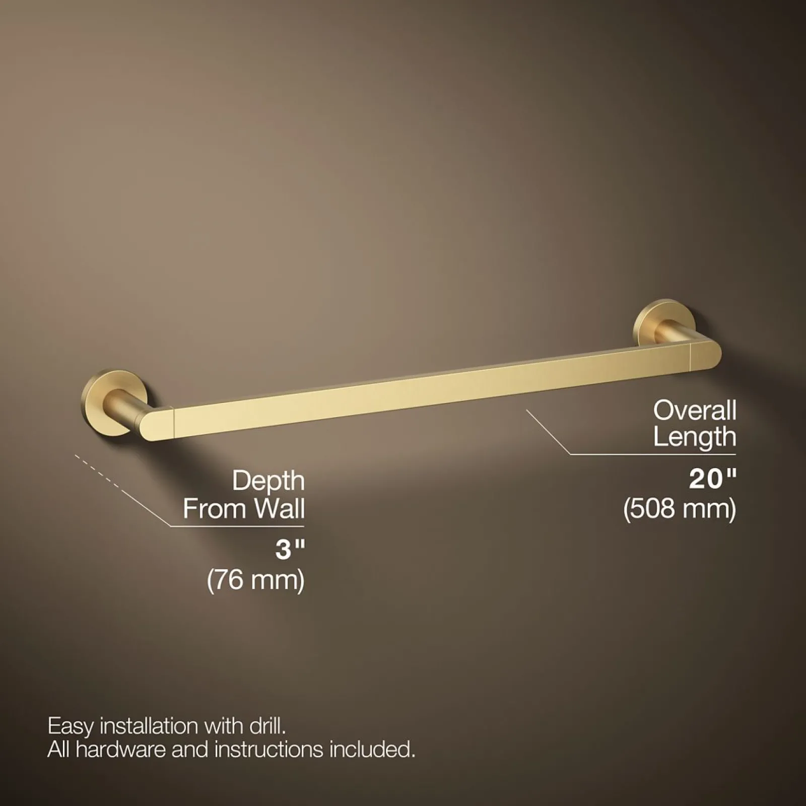 18" towel bar^Kohler