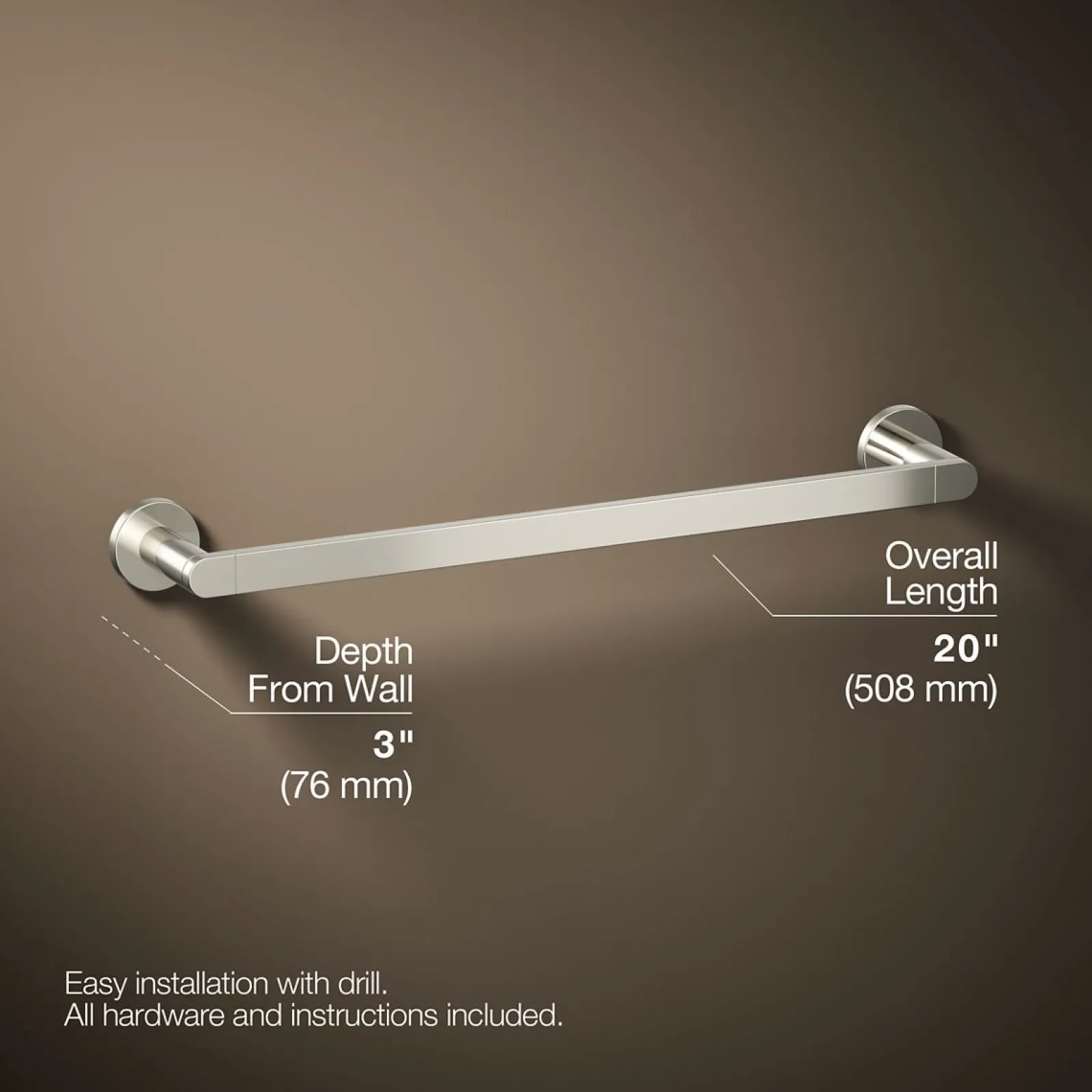 18" towel bar^Kohler