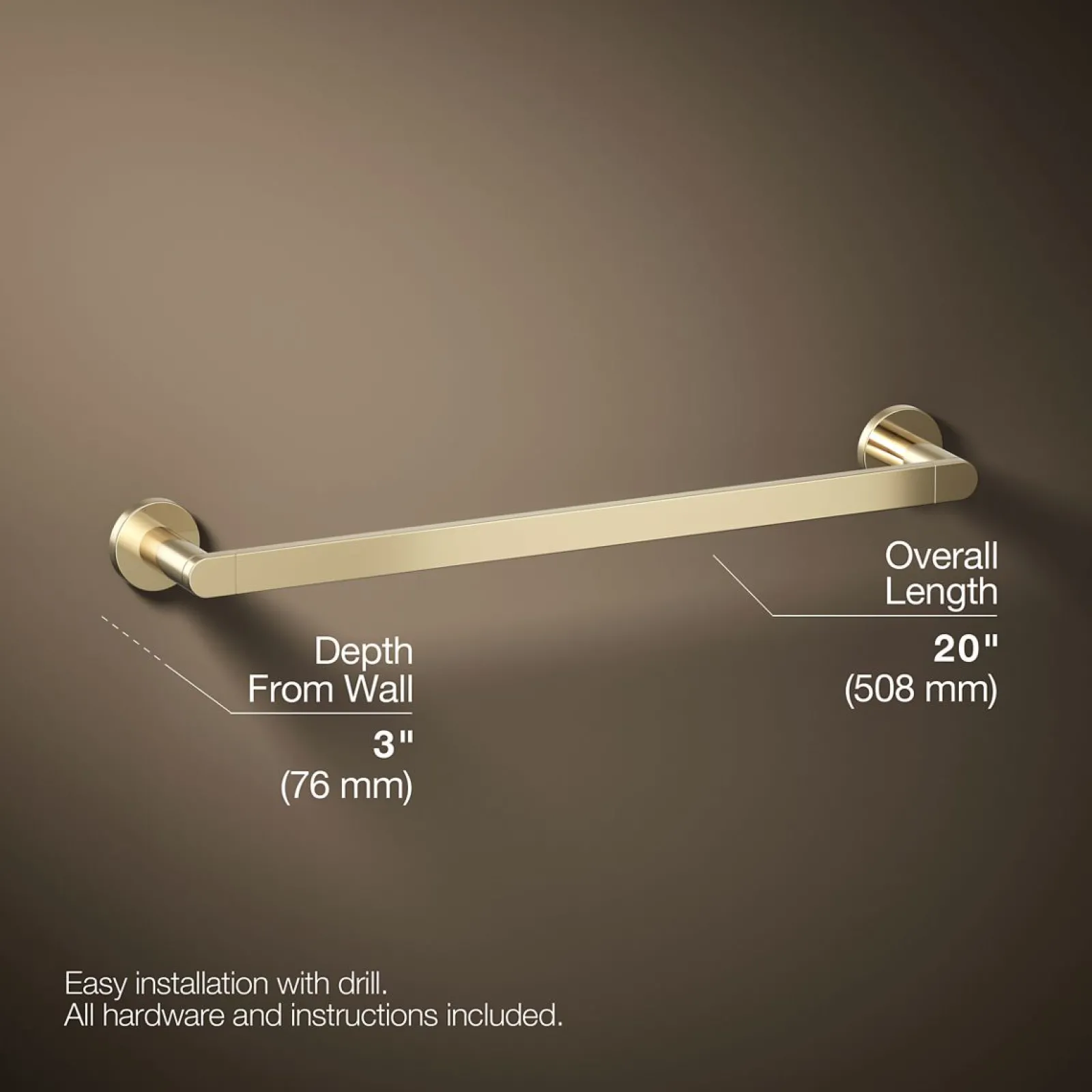 18" towel bar^Kohler
