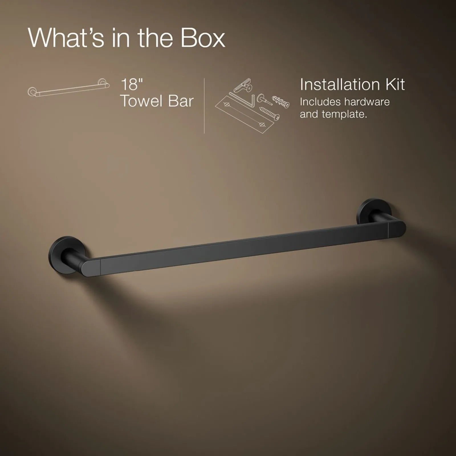 18" towel bar^Kohler