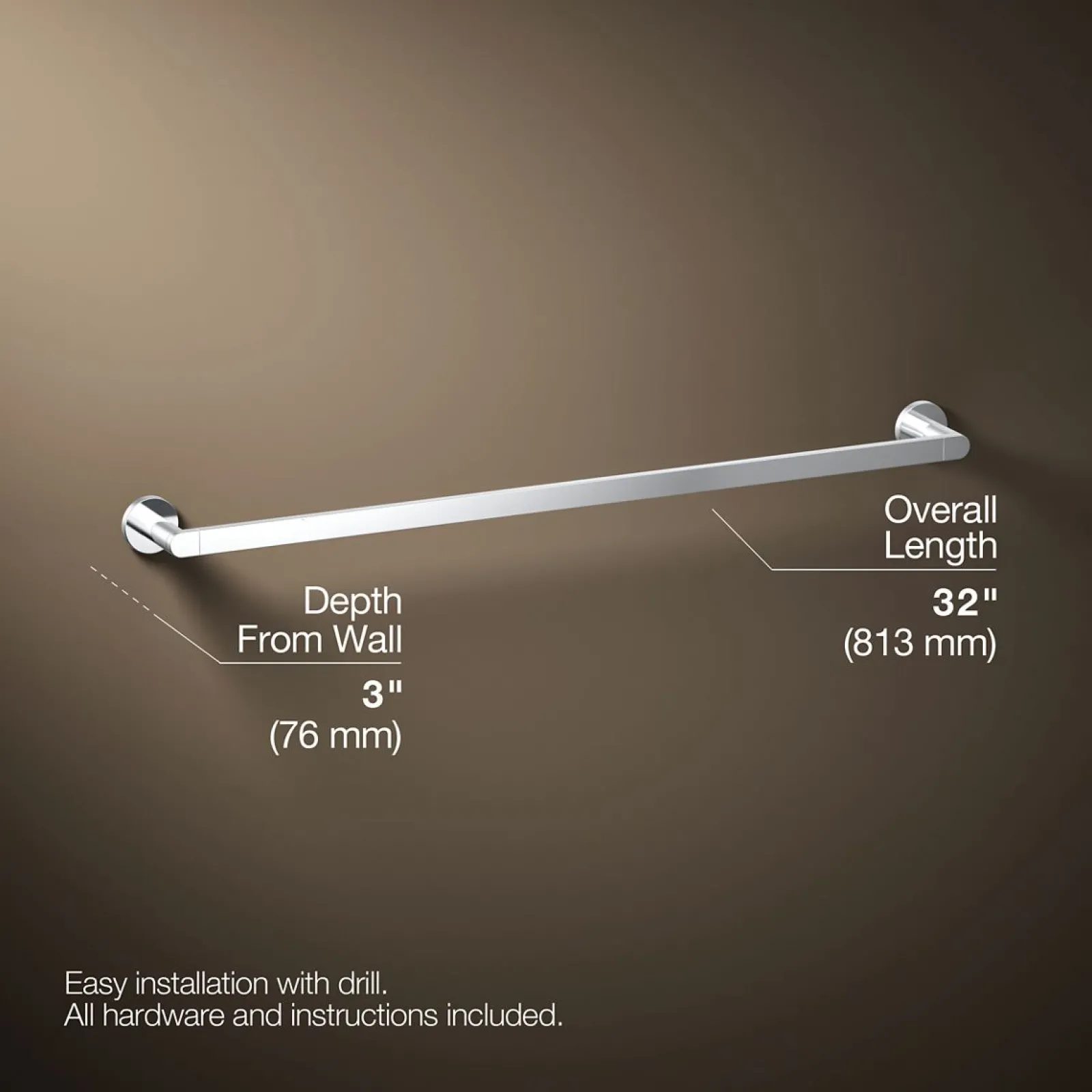 30" towel bar^Kohler Discount