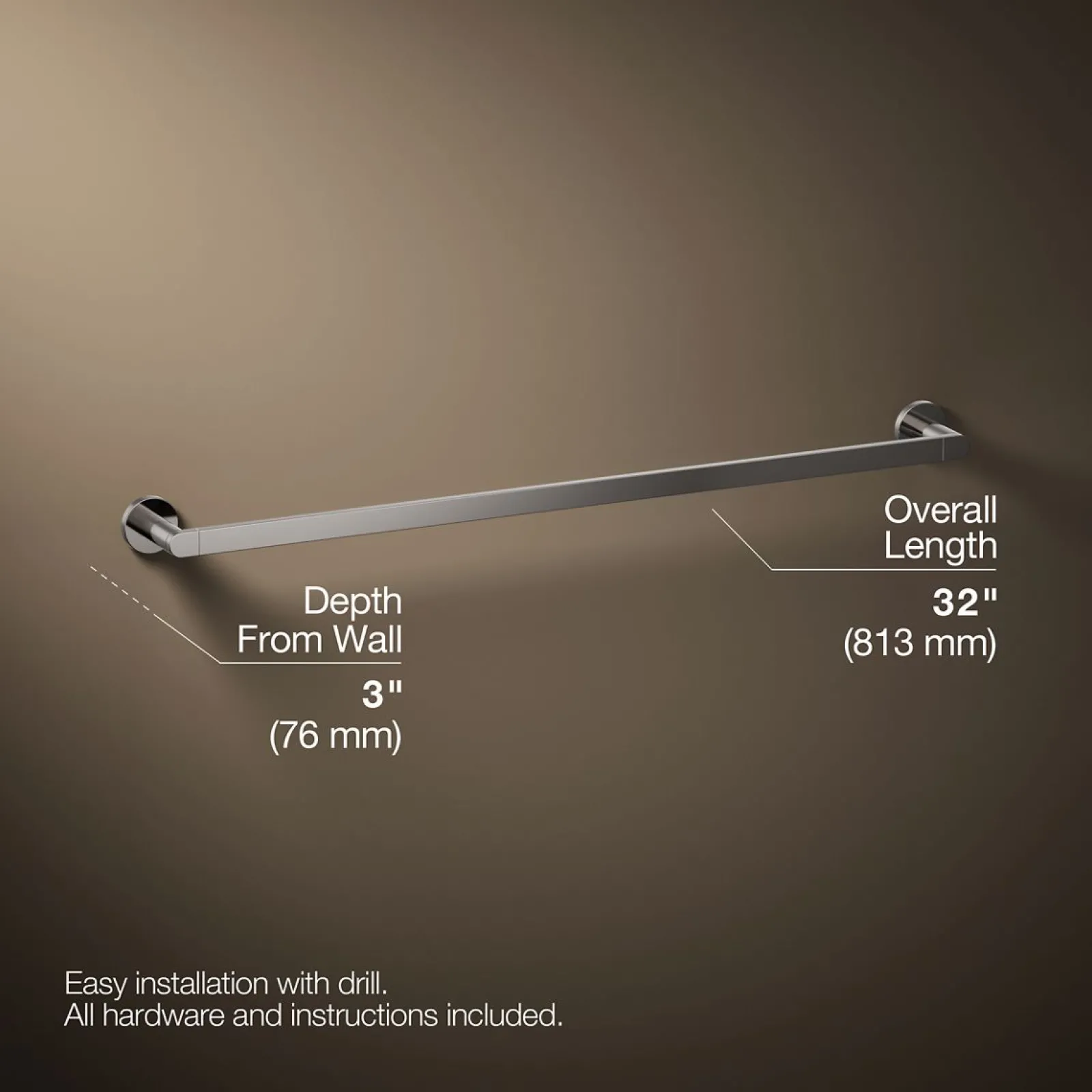 30" towel bar^Kohler Discount