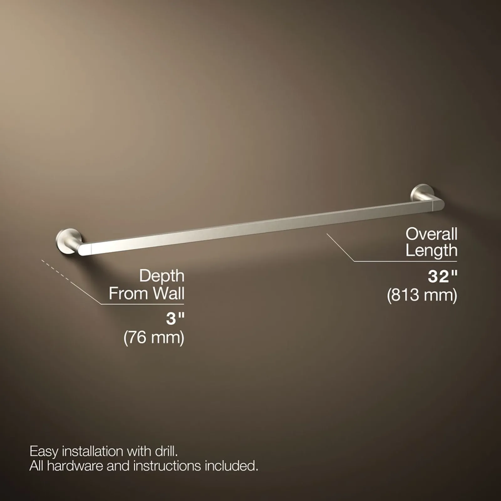 30" towel bar^Kohler Discount