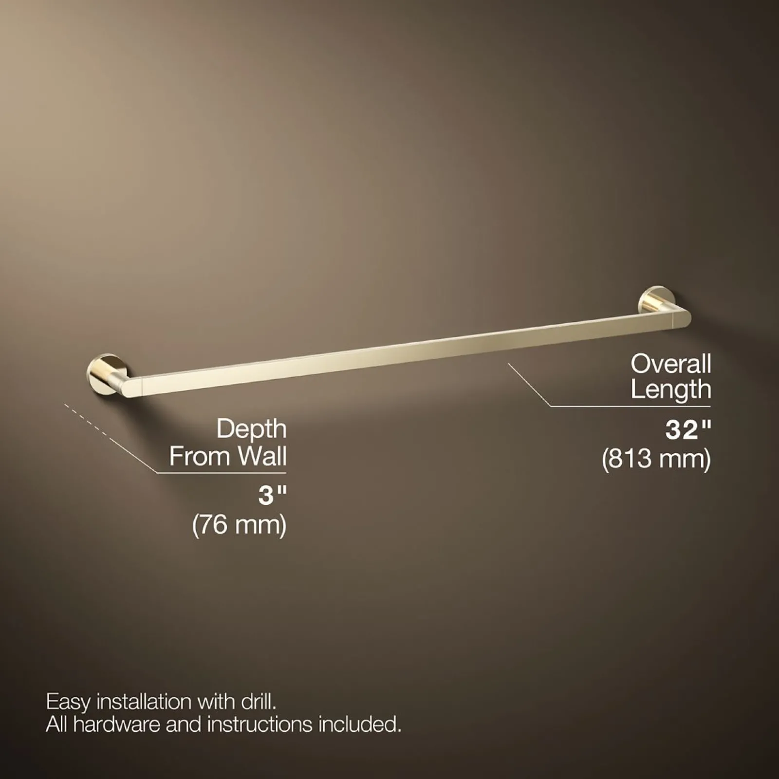 30" towel bar^Kohler Discount
