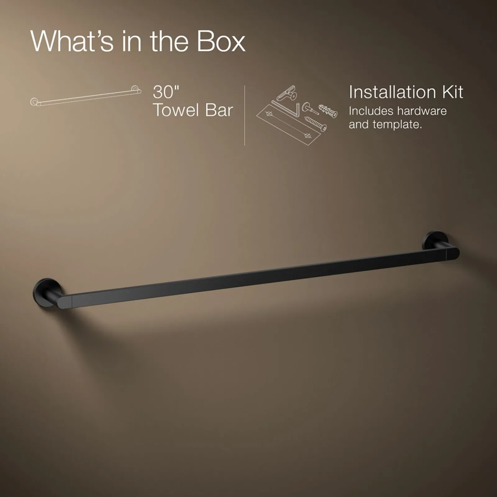 30" towel bar^Kohler Discount