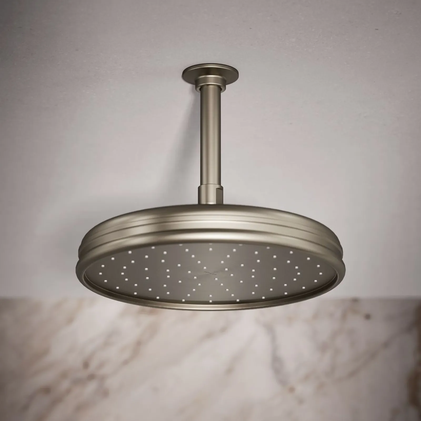 Traditional 10" single-function rainhead, 2.5 gpm^Kohler Best