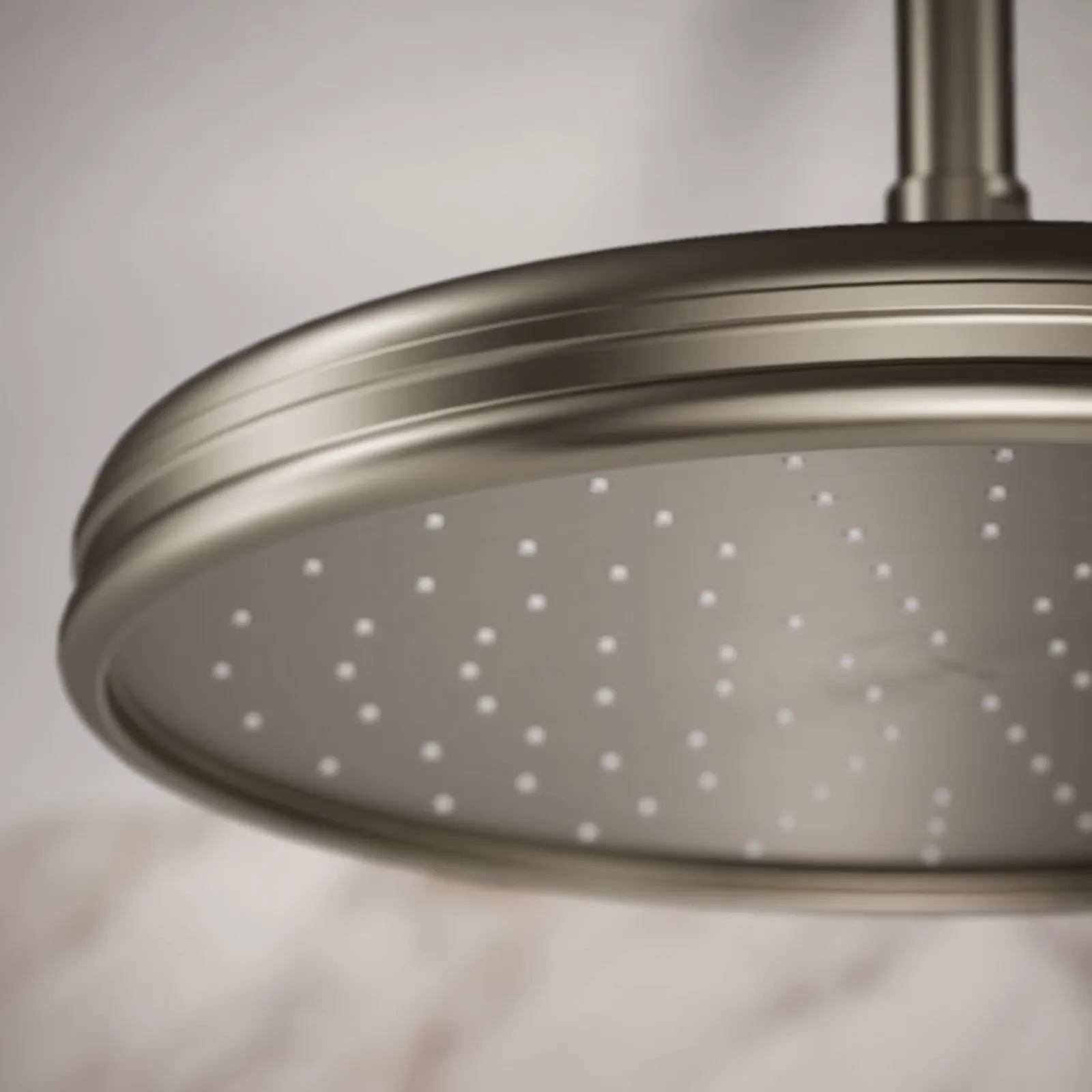 Traditional 12" single-function rainhead, 2.5 gpm^Kohler Online