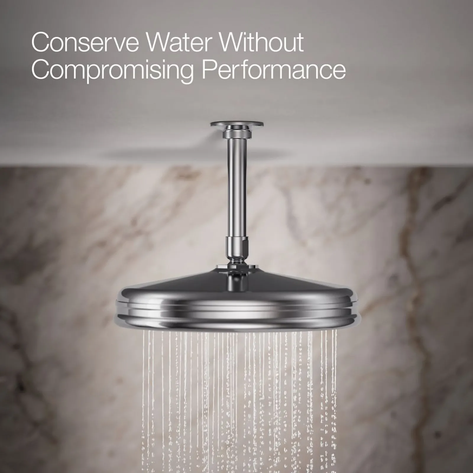 Traditional 10" single-function rainhead, 1.75 gpm^Kohler Clearance