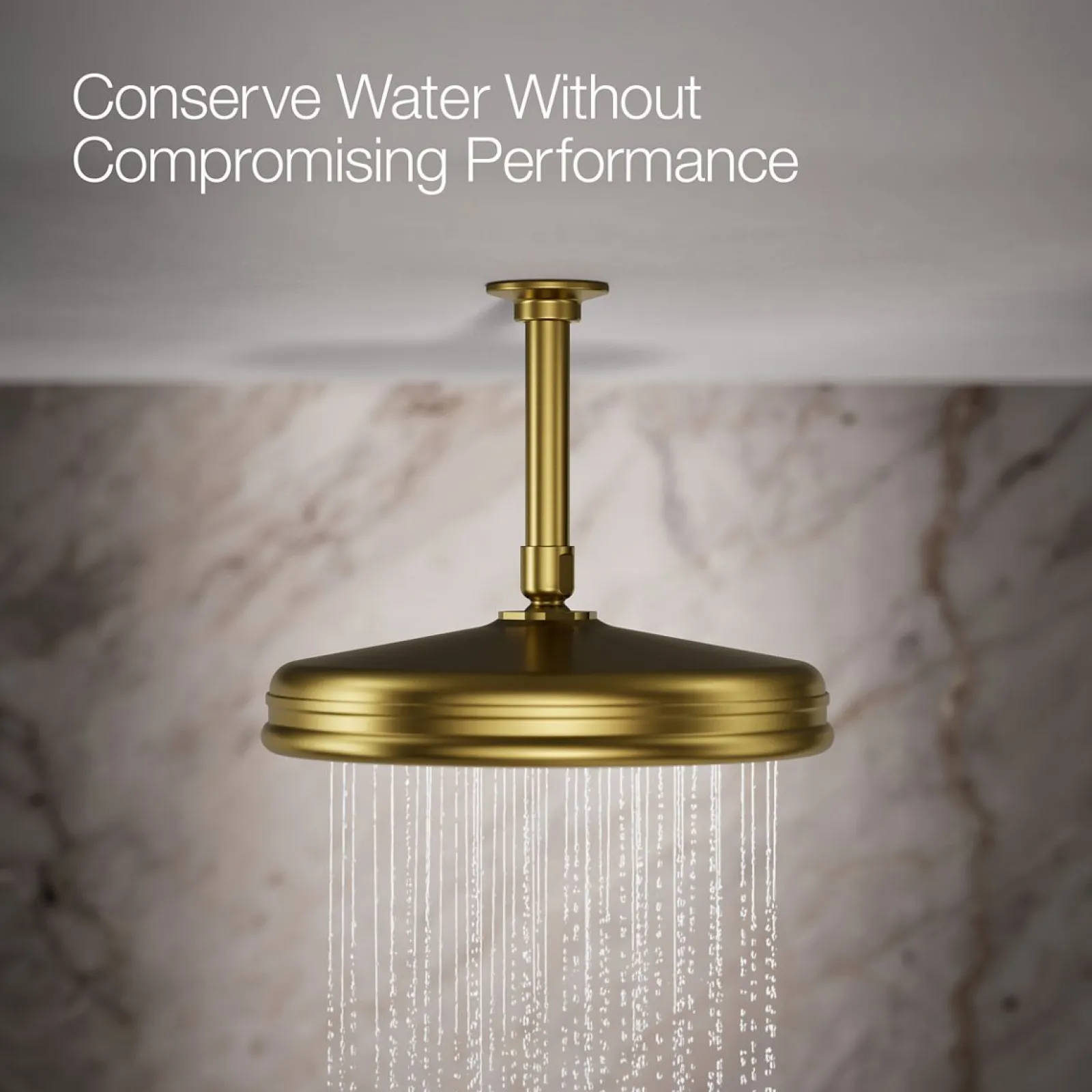 Traditional 10" single-function rainhead, 1.75 gpm^Kohler Clearance