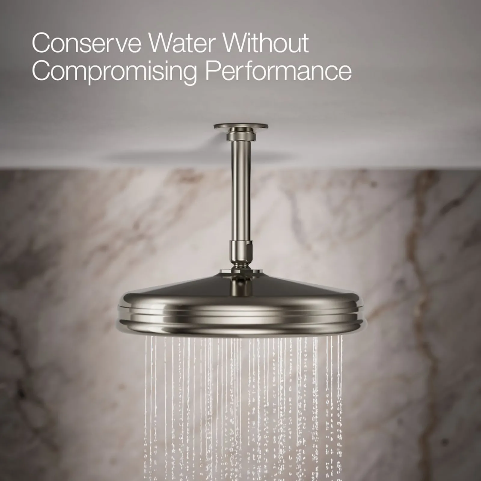 Traditional 10" single-function rainhead, 1.75 gpm^Kohler Clearance