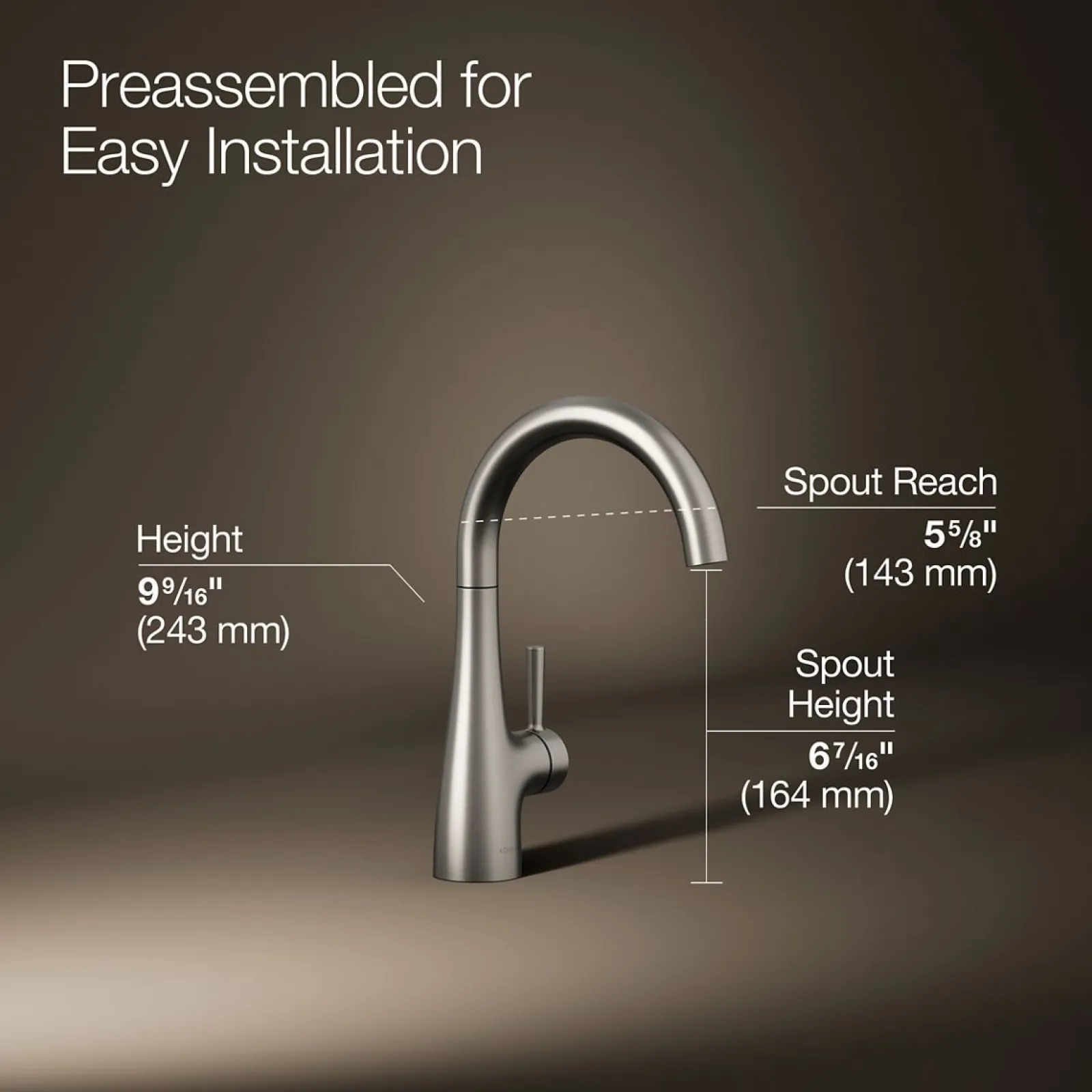 Transitional beverage faucet^Kohler Discount