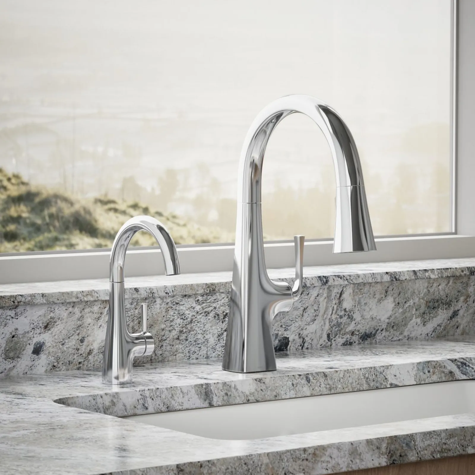 Transitional beverage faucet^Kohler Discount