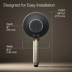 Two-function handshower with all-in-one cleansing device, 1.75 gpm^Kohler Hot