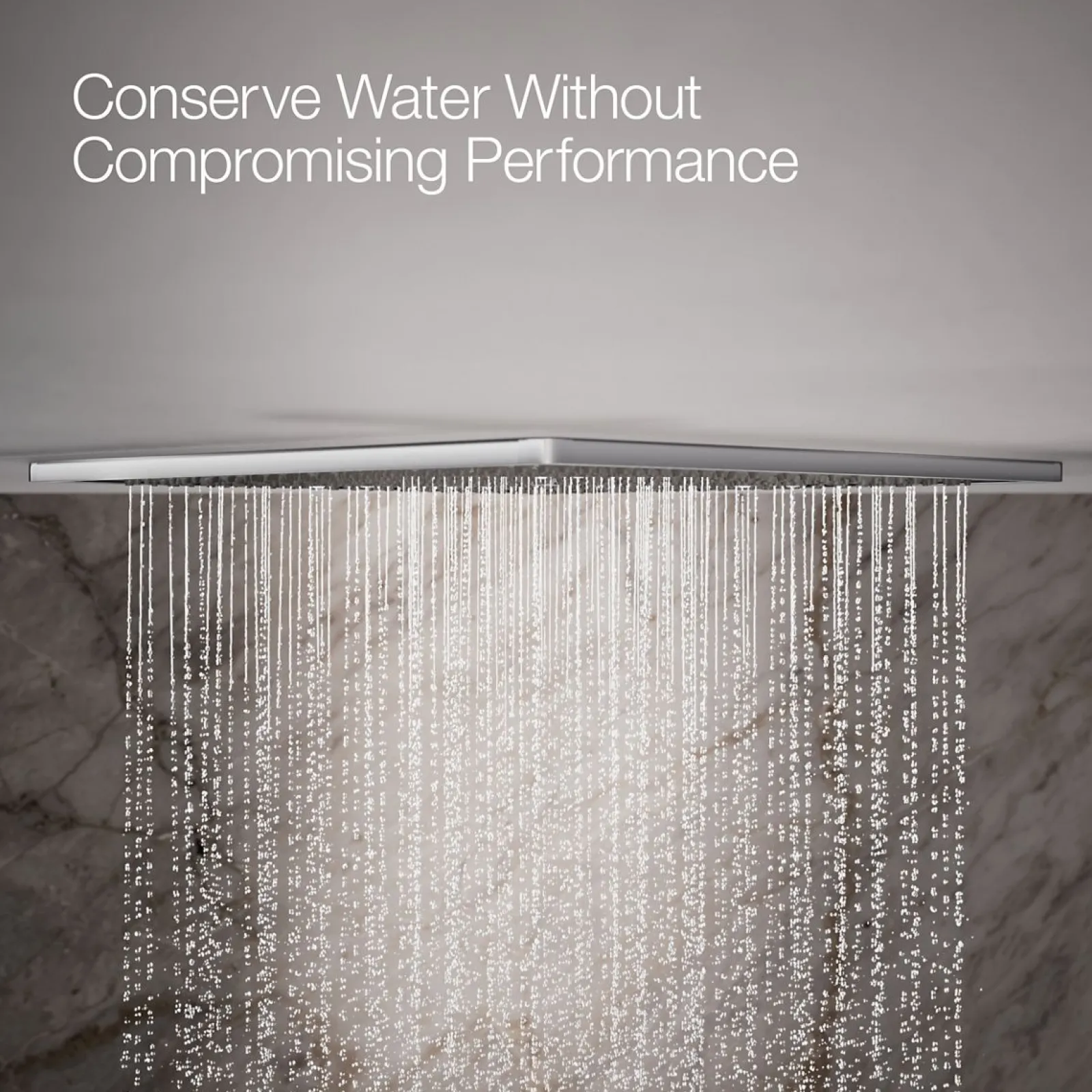 19" two-function overhead shower panel, 2.5 gpm^Kohler Hot