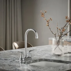 Two-handle bar sink faucet^Kohler Sale