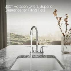 Two-handle bar sink faucet^Kohler Sale