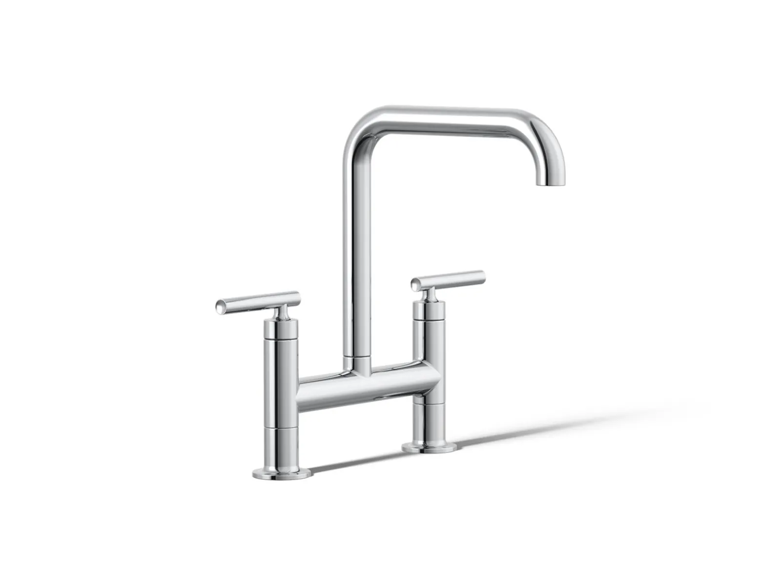 Two-hole bridge kitchen sink faucet^Kohler Discount