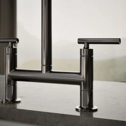 Two-hole bridge kitchen sink faucet^Kohler Discount