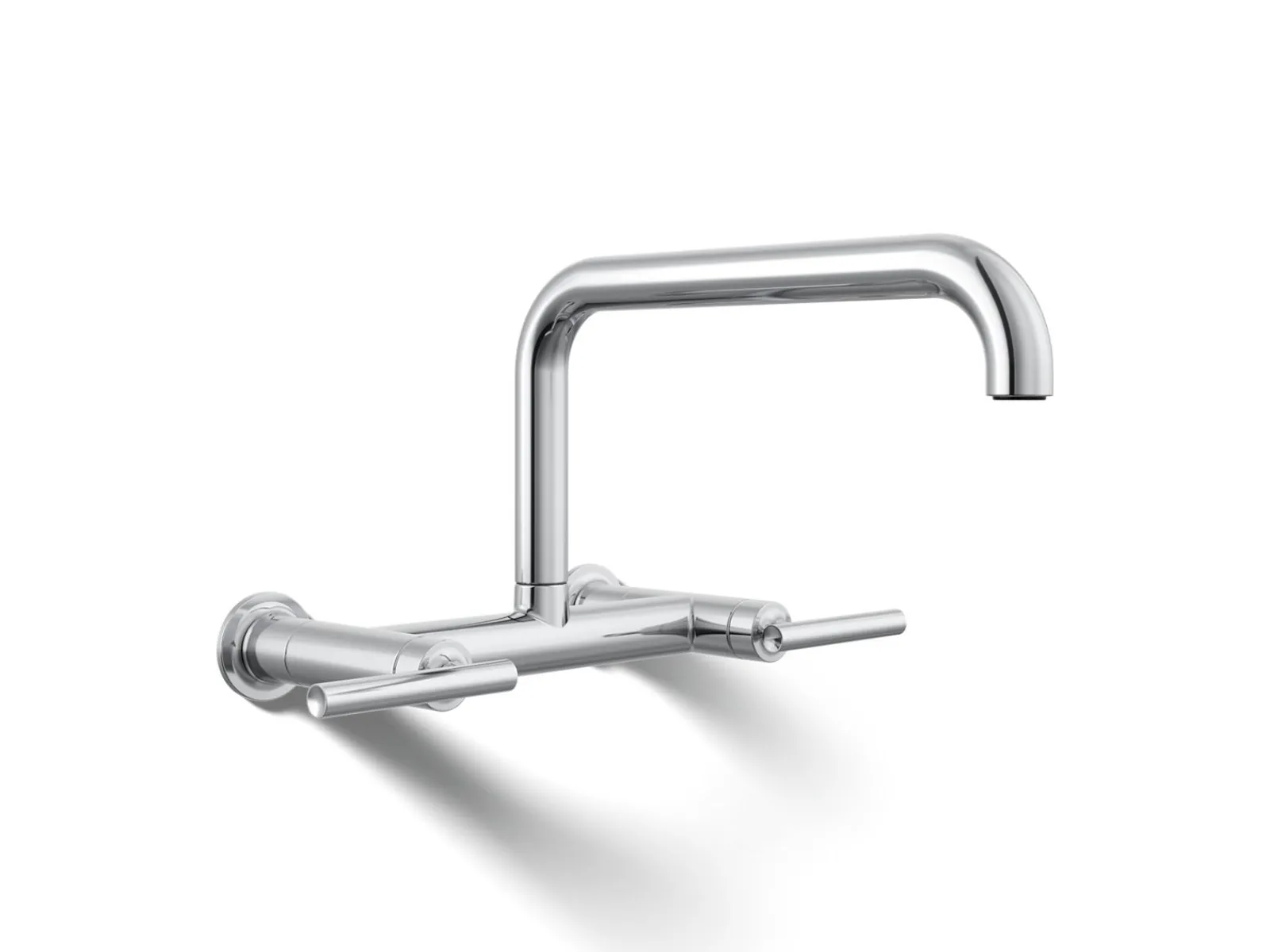 Two-hole wall-mount bridge kitchen sink faucet^Kohler Sale