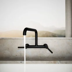 Two-hole wall-mount bridge kitchen sink faucet^Kohler Sale