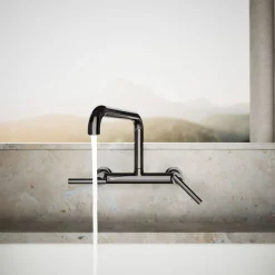 Two-hole wall-mount bridge kitchen sink faucet^Kohler Sale