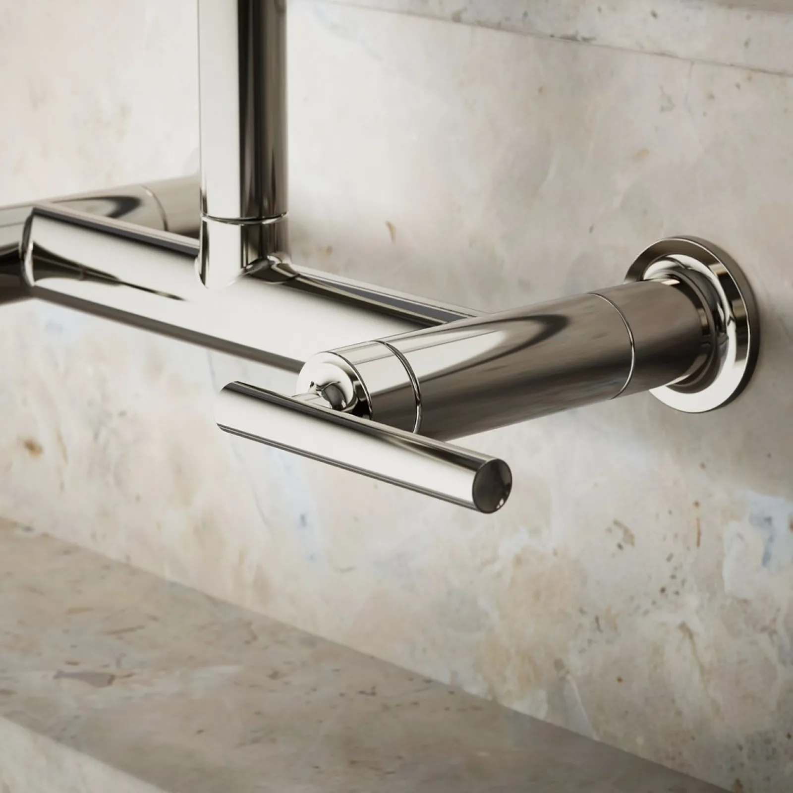 Two-hole wall-mount bridge kitchen sink faucet^Kohler Sale