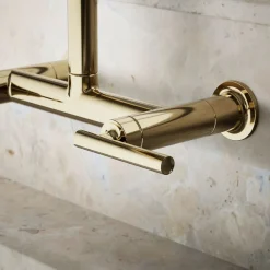 Two-hole wall-mount bridge kitchen sink faucet^Kohler Sale
