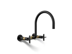 Two-hole wall-mount bridge kitchen sink faucet^Kohler Online