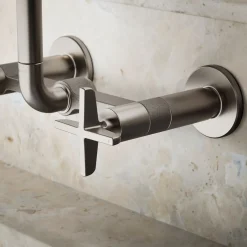 Two-hole wall-mount bridge kitchen sink faucet^Kohler Online