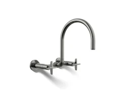 Two-hole wall-mount bridge kitchen sink faucet^Kohler Online