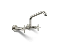 Two-hole wall-mount bridge kitchen sink faucet^Kohler Online