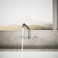 Two-hole wall-mount bridge kitchen sink faucet^Kohler Online