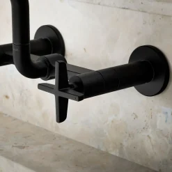Two-hole wall-mount bridge kitchen sink faucet^Kohler Online
