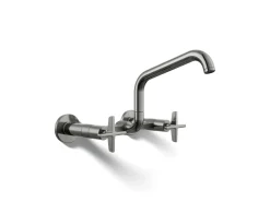 Two-hole wall-mount bridge kitchen sink faucet^Kohler Online