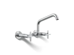 Two-hole wall-mount bridge kitchen sink faucet^Kohler Online