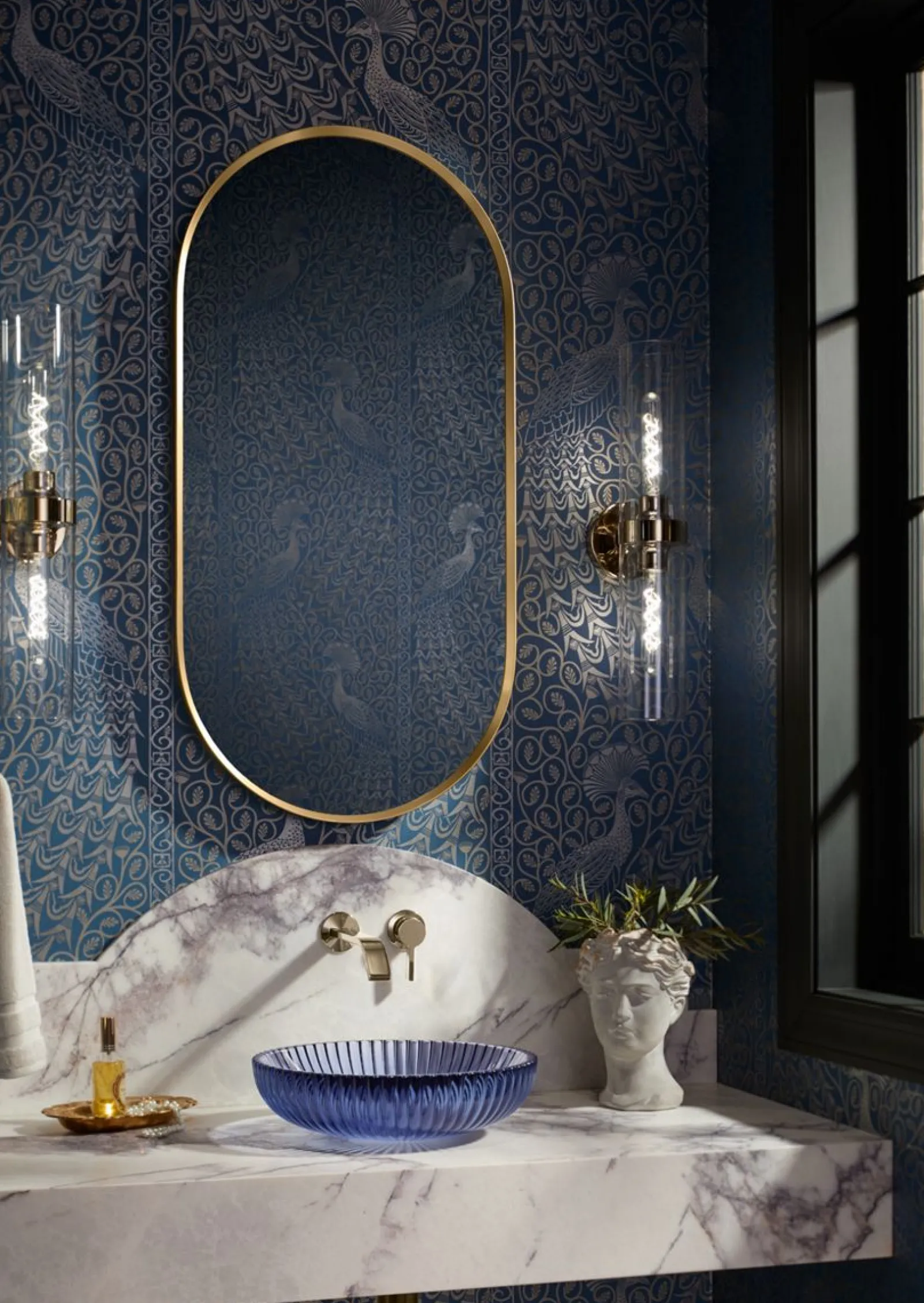 Two-light sconce^Kohler