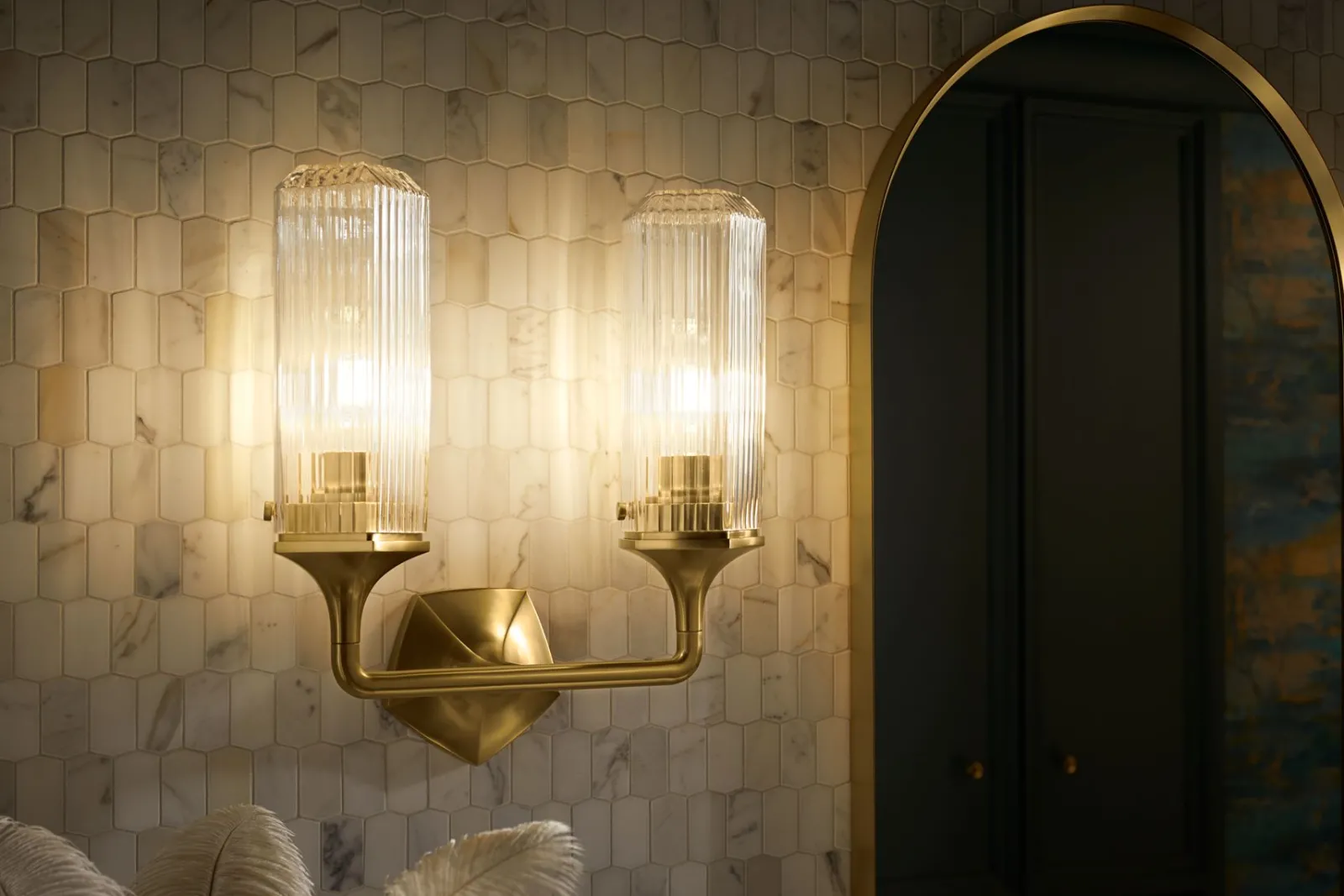 Two-light sconce^Kohler Sale
