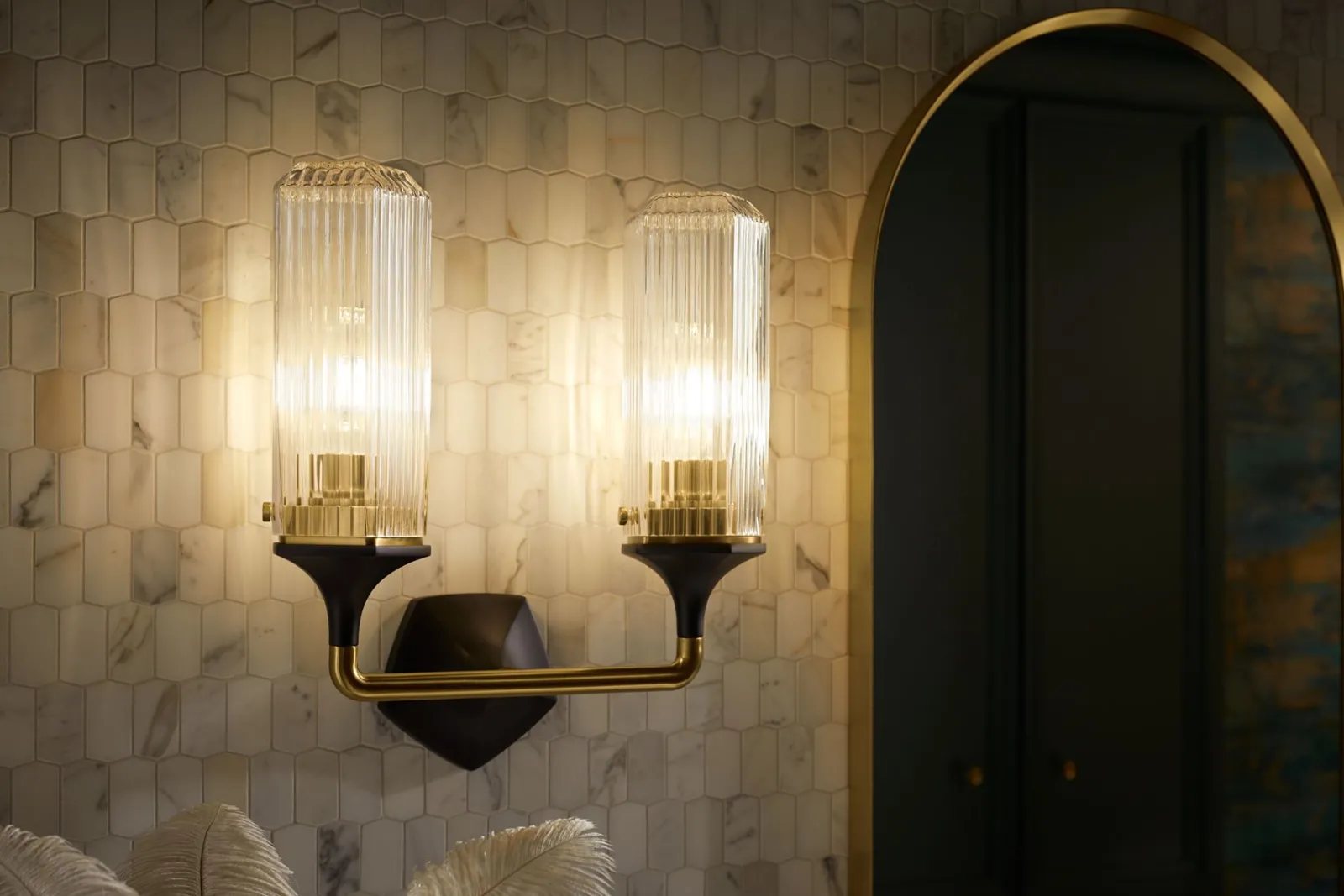 Two-light sconce^Kohler Sale