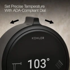 Two-outlet bath/shower digital control^Kohler New