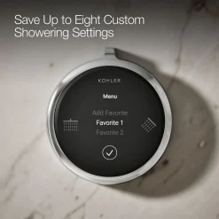 Two-outlet shower digital control^Kohler New